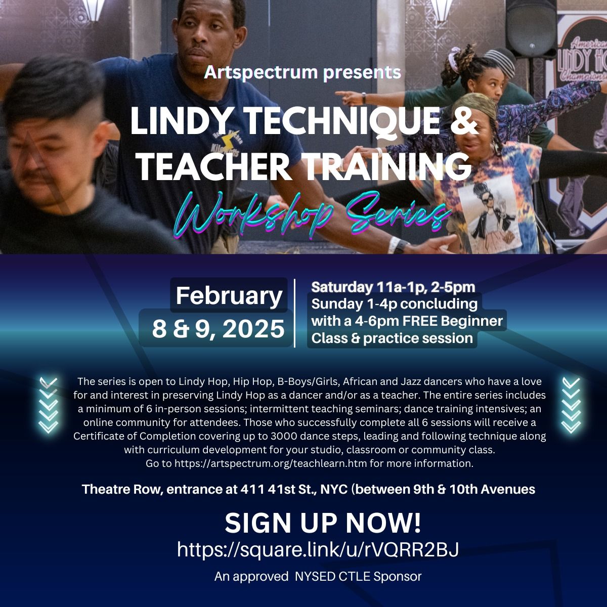 Lindy Technique & Teacher Training Workshop 1 (Feb 8 & 9)