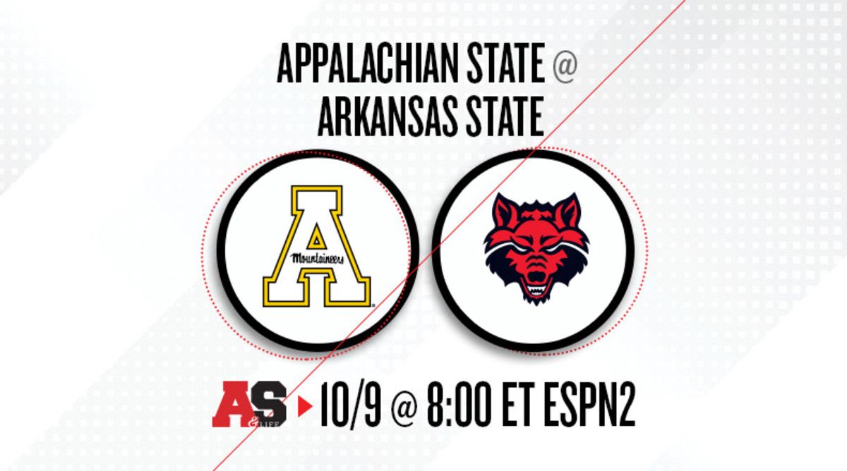 Arkansas State Red Wolves vs. Appalachian State Mountaineers