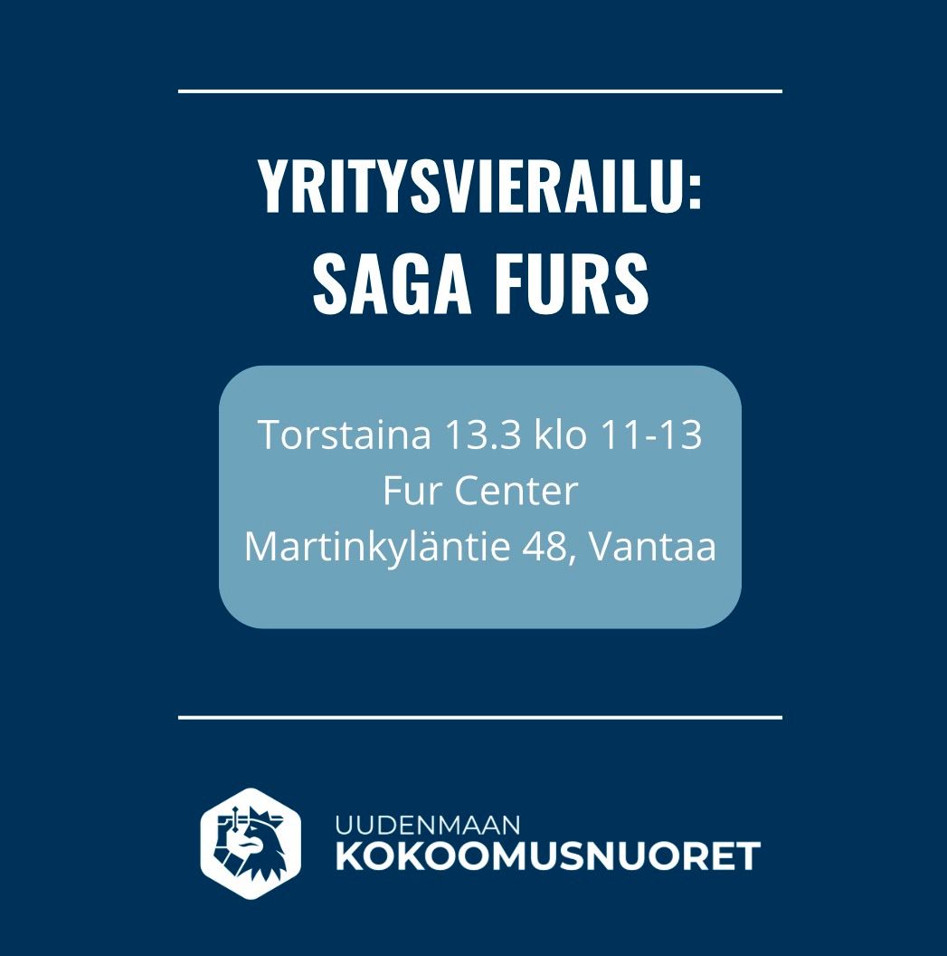 Yritysvierailu: Saga Furs