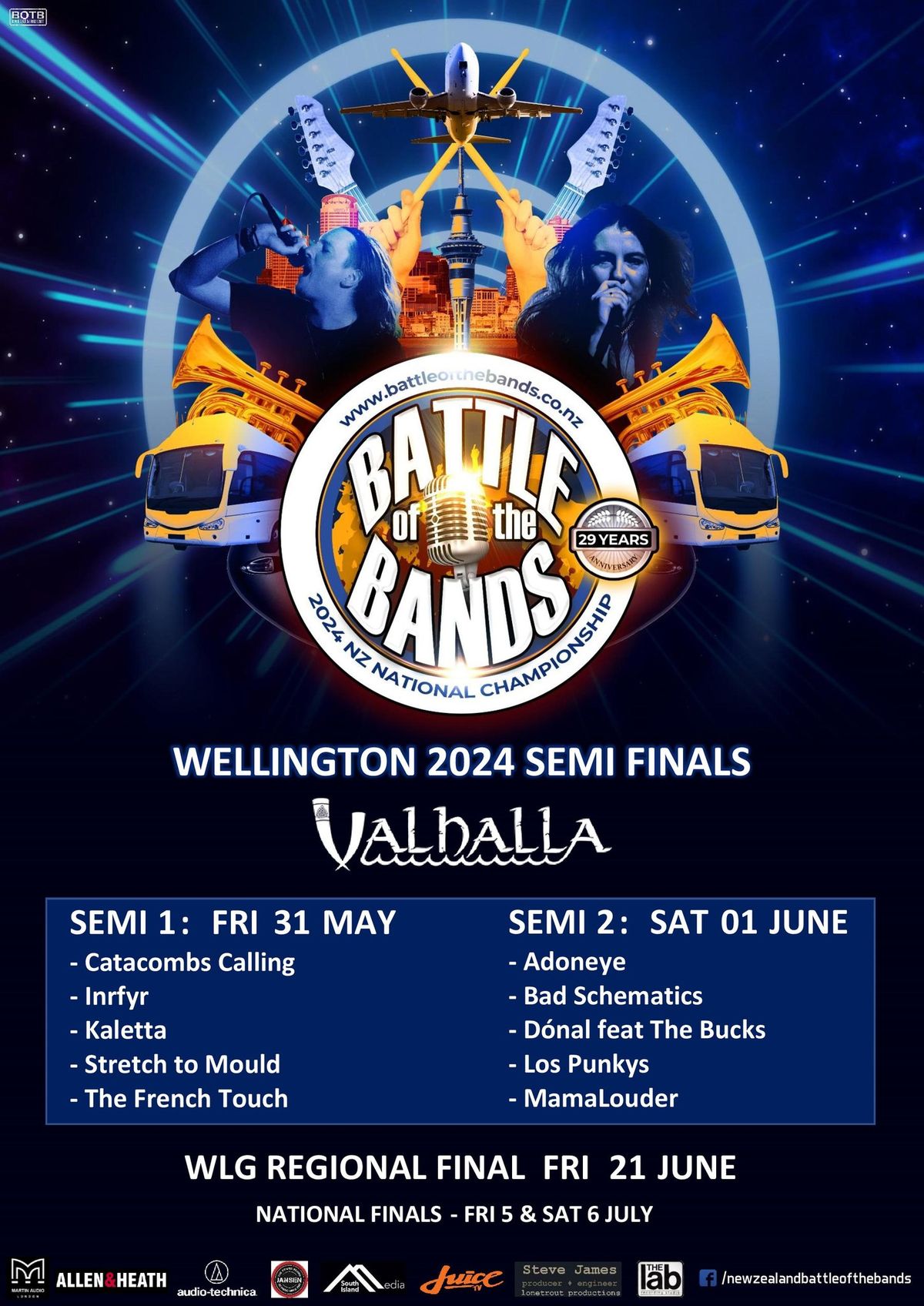 Battle of the Bands 2024 National Championship-WLG SemiFinal 1