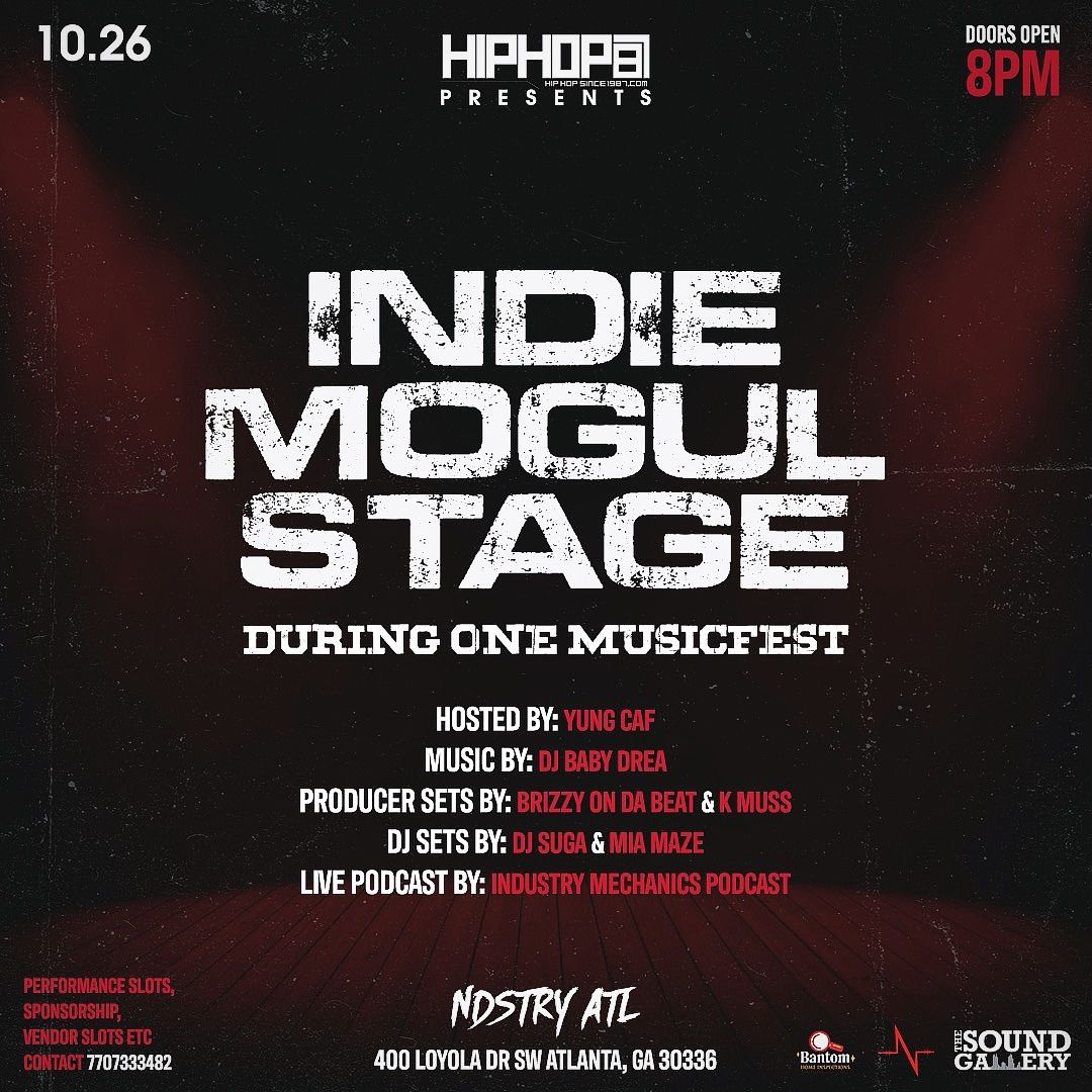 Indie Mogul Stage ( During One Music Fest Weekend)