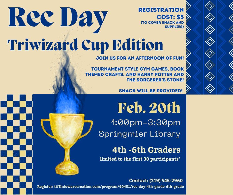 Rec Day - Afternoon Session: (4th-6th Grade)