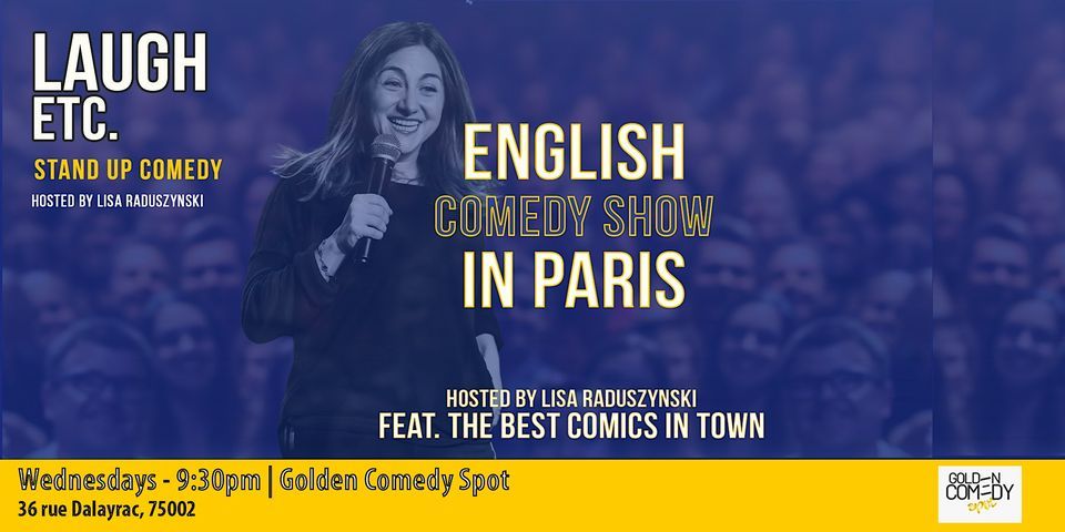 Stand up in English in PARIS - LAUGH ETC