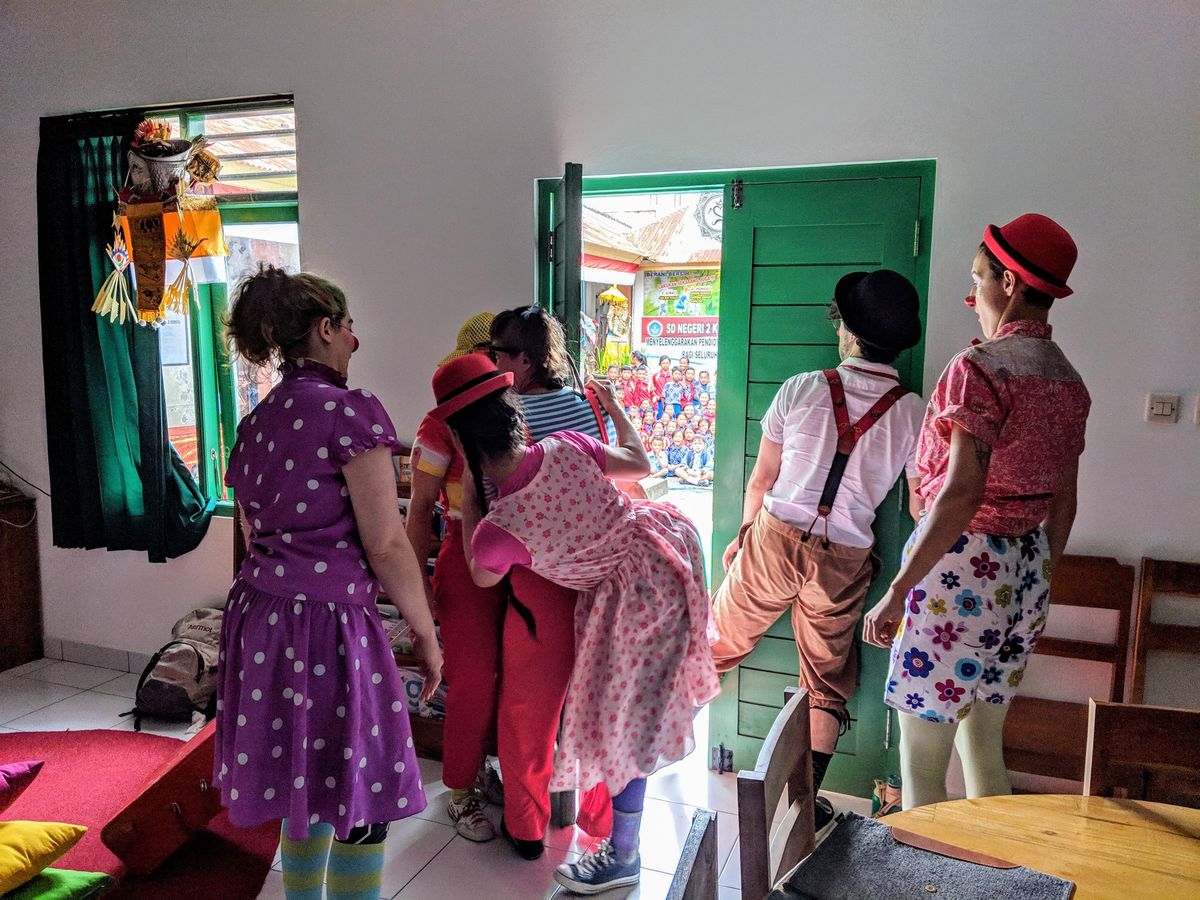 RED NOSE CLOWN TRAINING IN UBUD, BALI