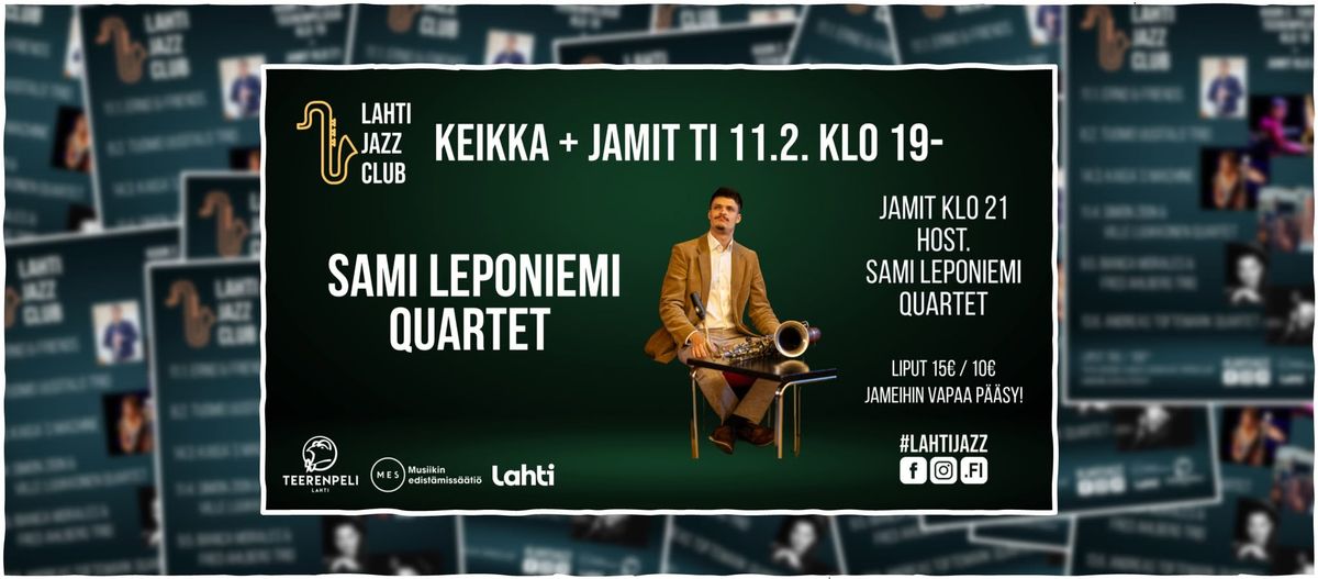 LAHTI JAZZ CLUB: Sami Leponiemi Quartet