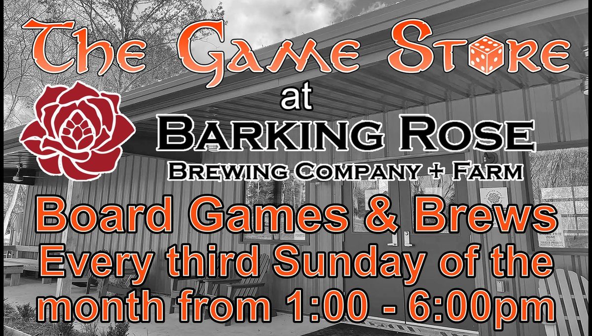 Board Games and Brews at Barking Rose Brewing Co.