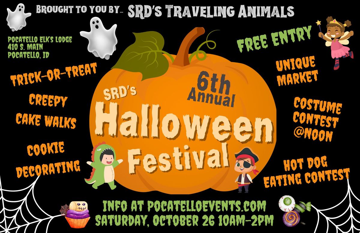 6th Annual Halloween Festival ~ FREE Entry Trick or Treat Costume Contest - Pocatello Elk's Lodge