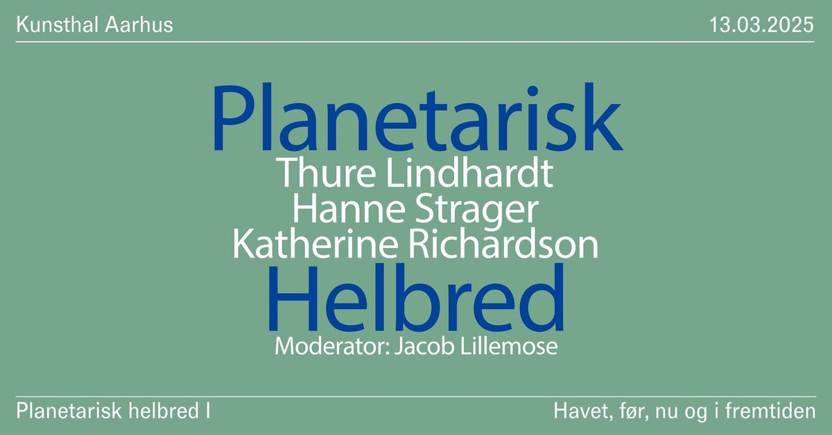 Planetarisk Helbred I \u2013 Havet, f\u00f8r, nu og i fremtiden