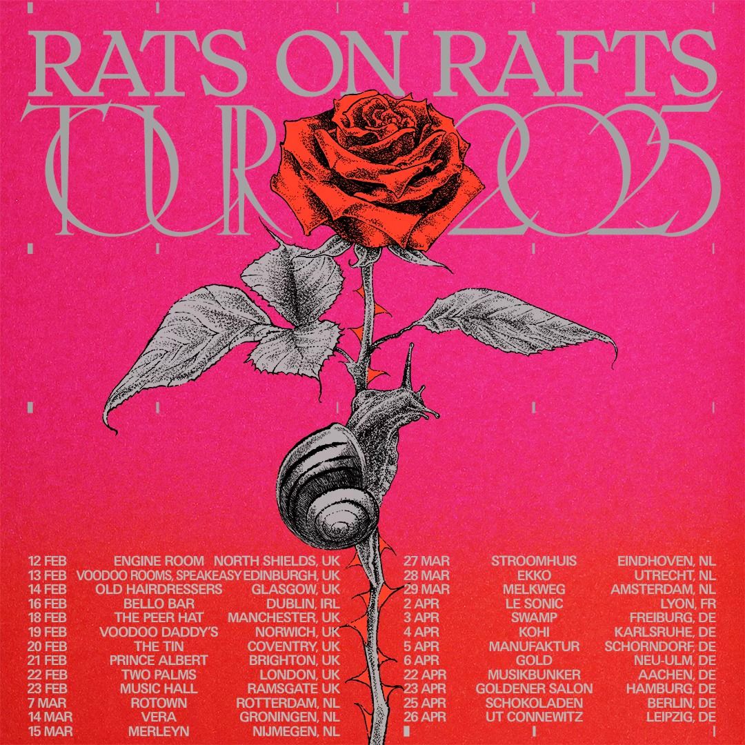 RATS ON RAFTS (post-punk\/wave, nl) + tba.