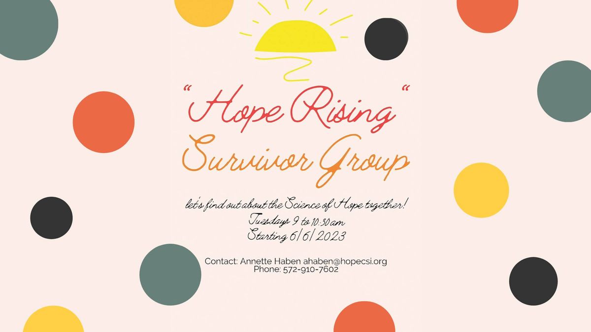 Hope Rising Support Group for Clients
