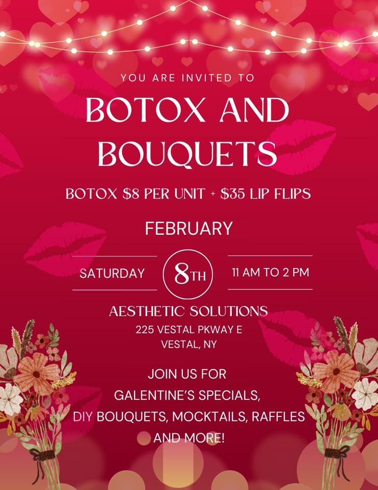 Galentine\u2019s Botox and Bouquets Event