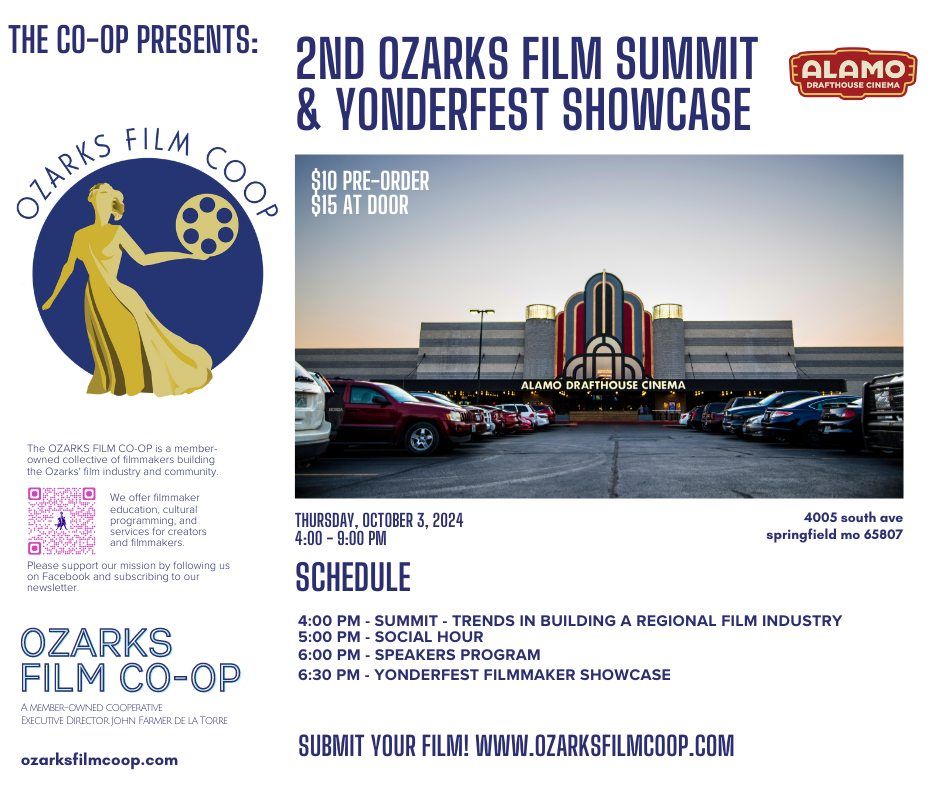 2ND OZARKS FILM SUMMIT & YONDERFEST FILMMAKER SHOWCASE