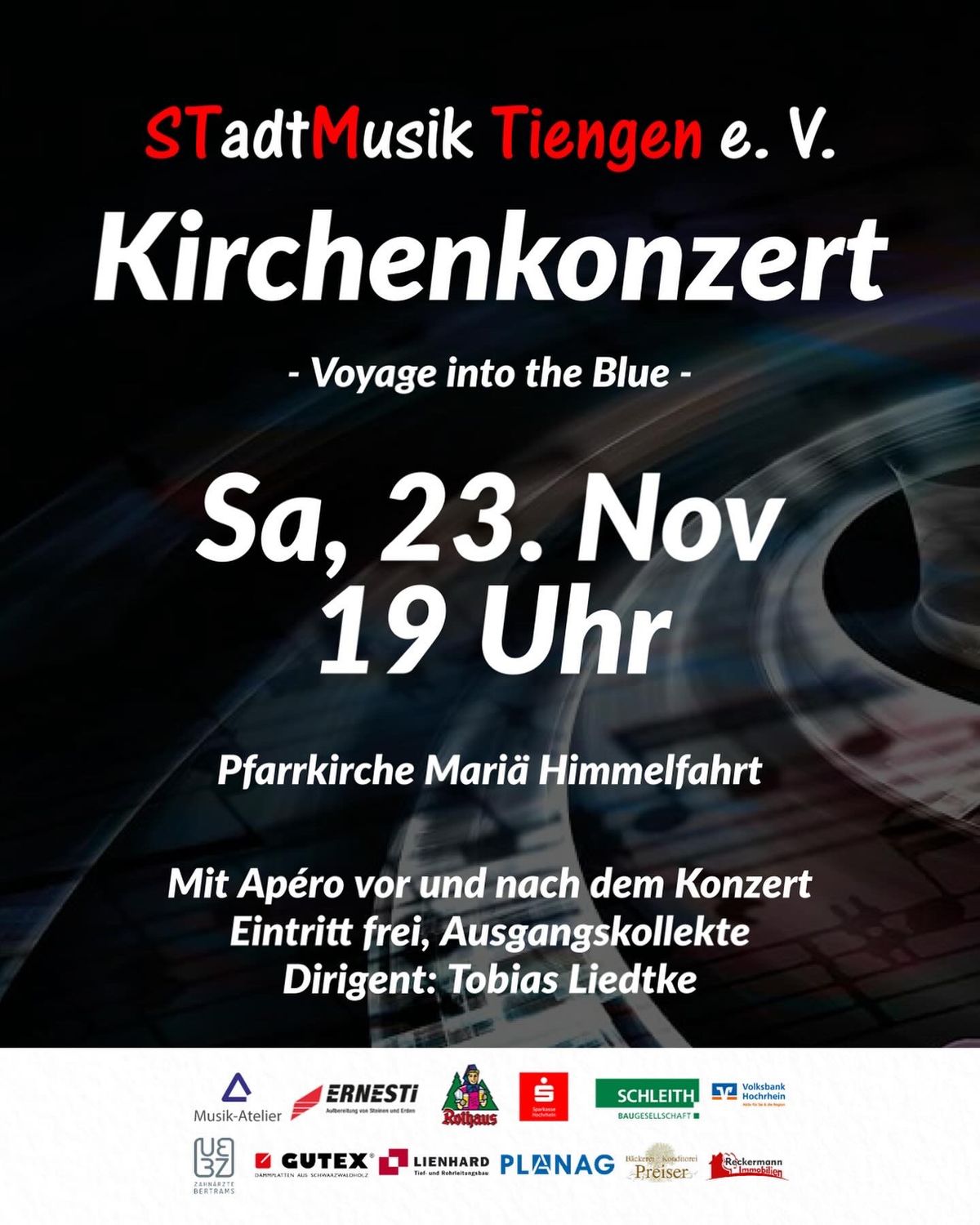 Kirchenkonzert Stadtmusik Tiengen