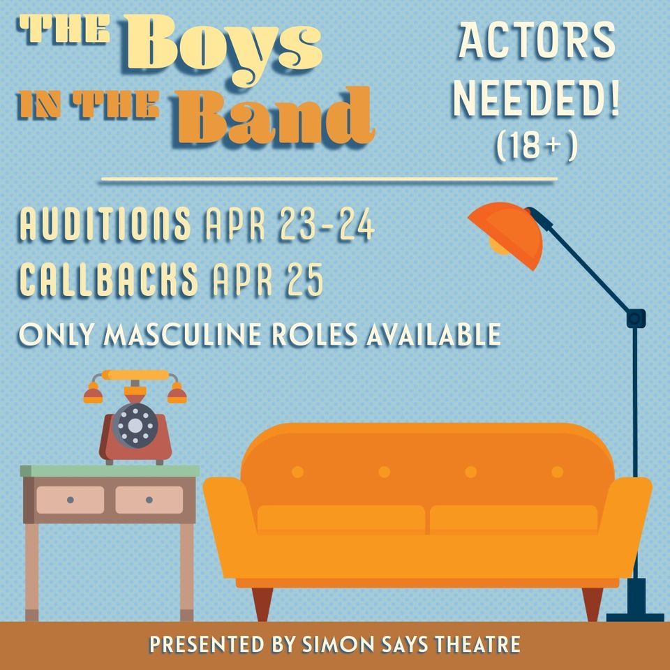 AUDITIONS: The Boys In The Band