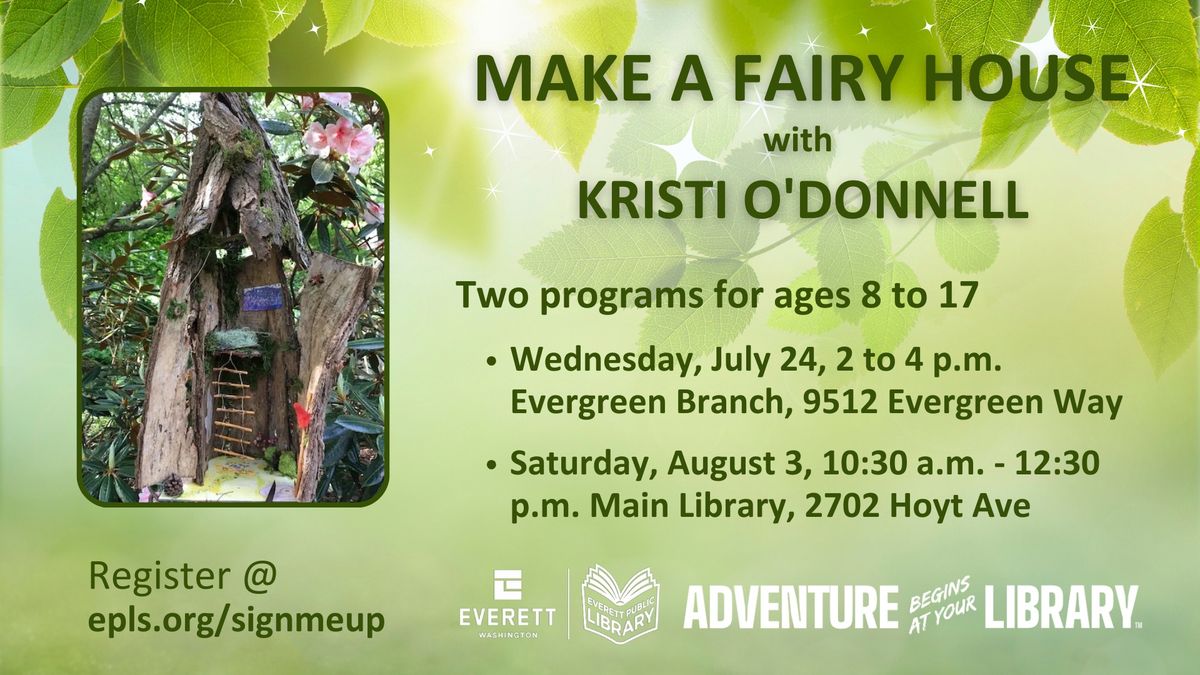 Make a Fairy House (Evergreen Branch)