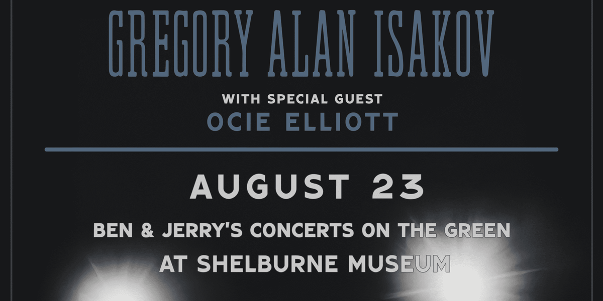 Gregory Alan Isakov with Ocie Elliott