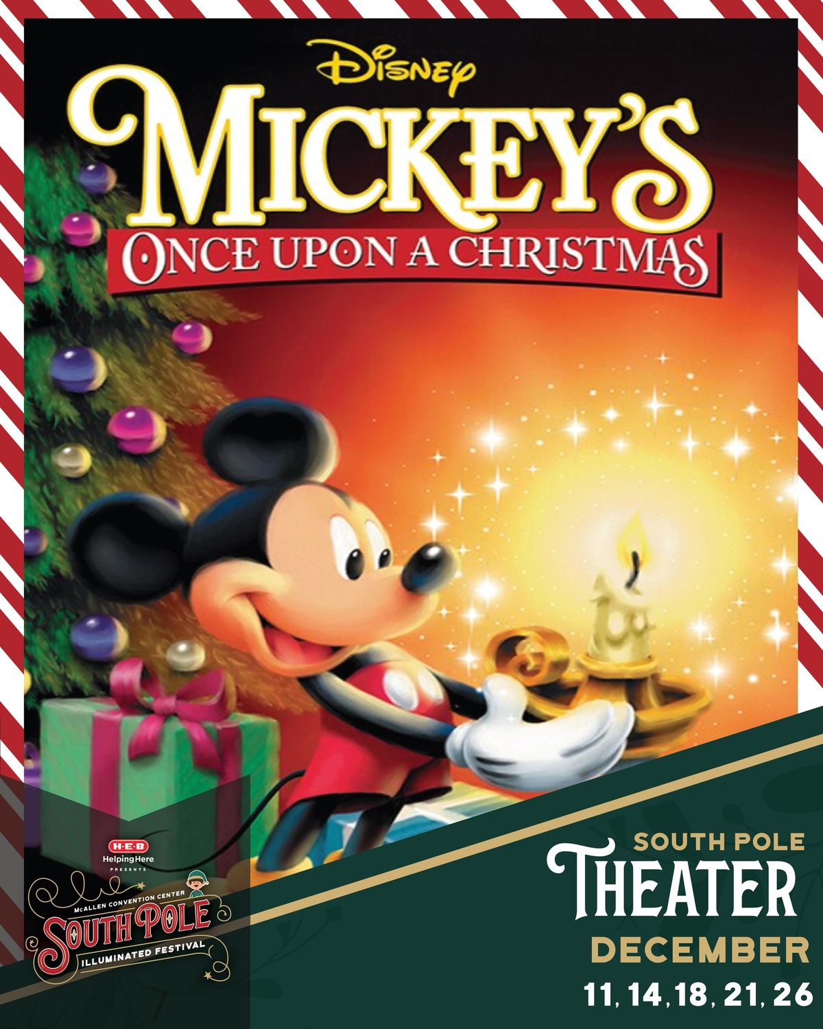 Mickey\u2019s Once Upon A Christmas- At the South Pole Illuminated Festival Holiday Cinema