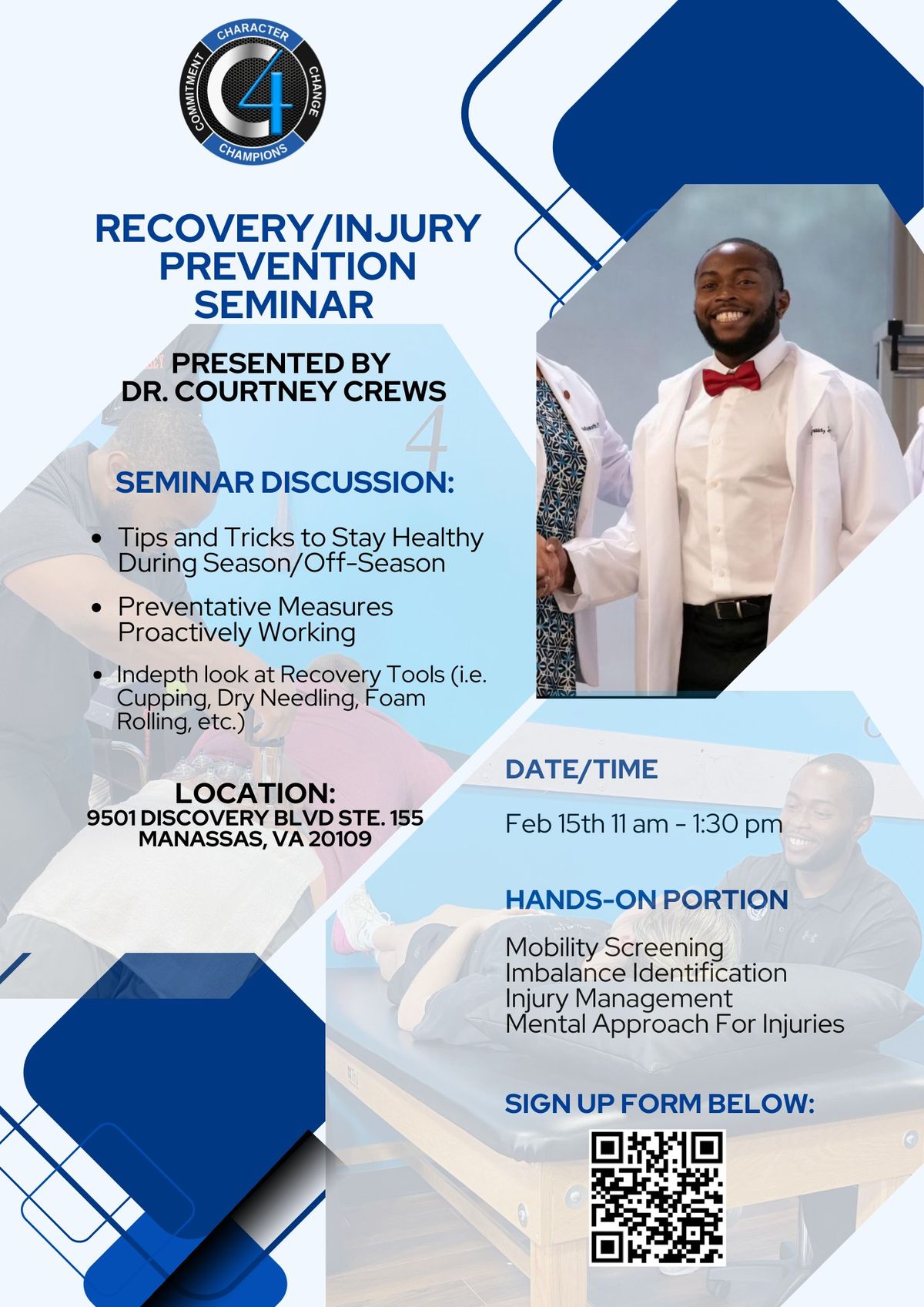 Injury Prevention and Recovery Tip Seminar