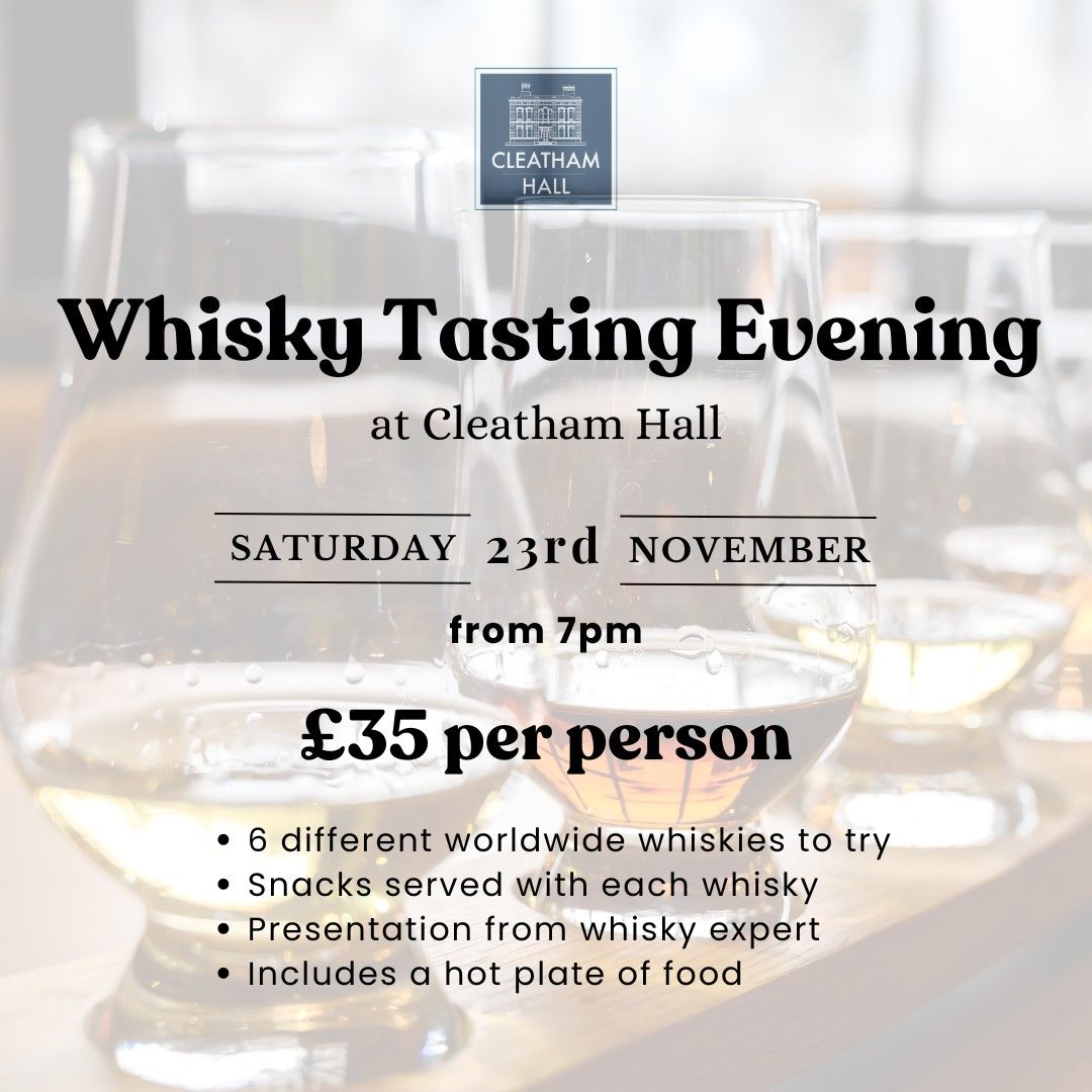 Whisky Tasting Evening