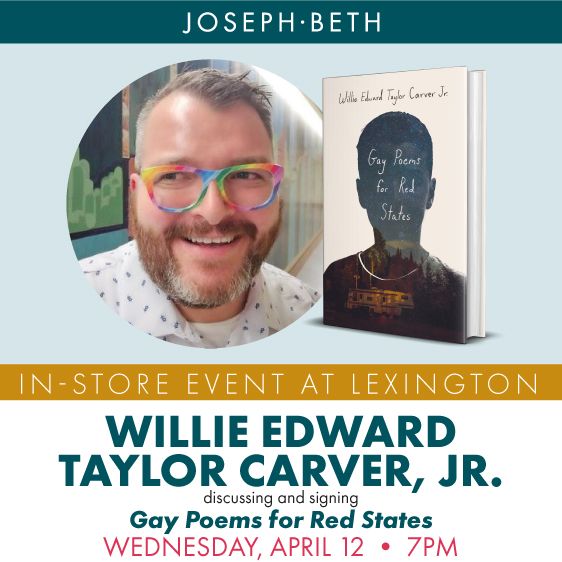 Willie Edward Taylor Carver, Jr. discussing and signing Gay Poems for Red States