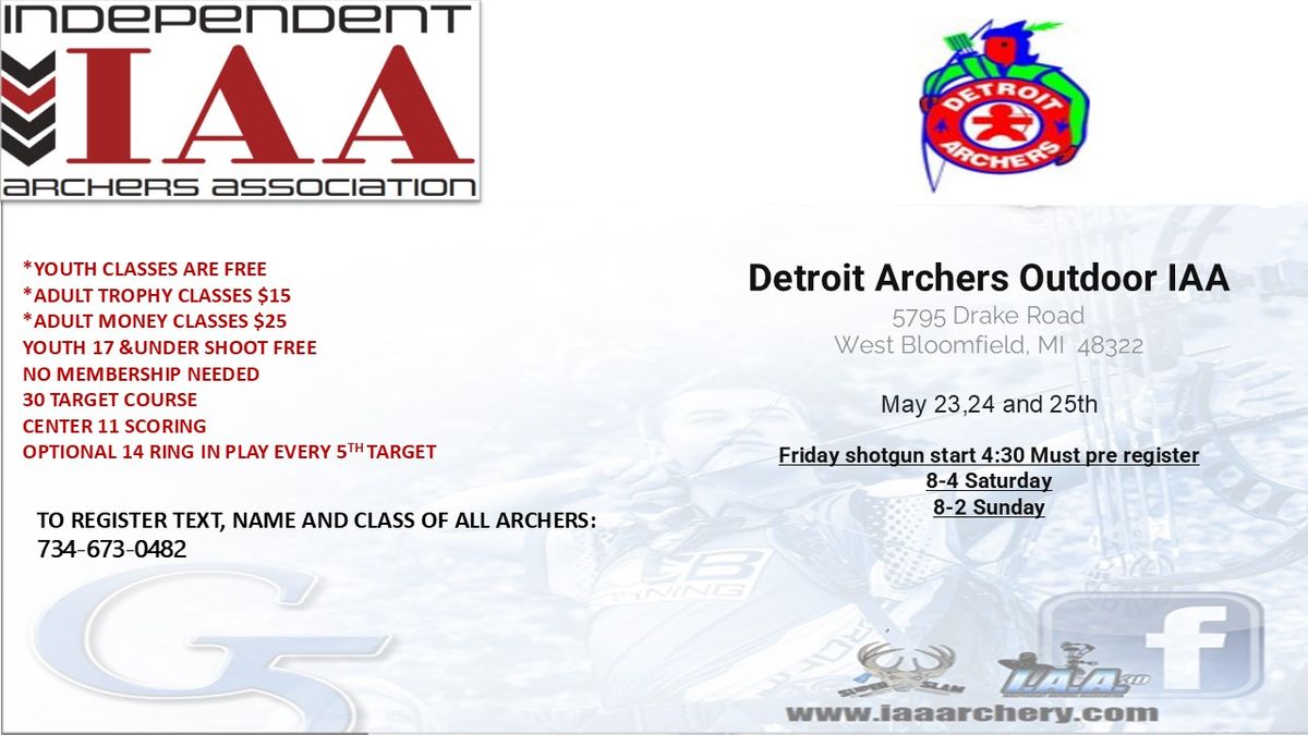 Detroit Archers Outdoor IAA 3D