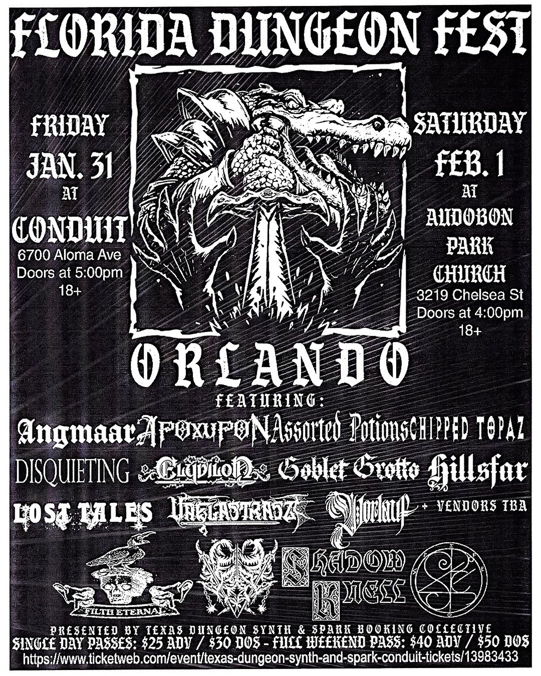 Florida Dungeon Fest 2025 \u2014 Two Days of Dungeon Synth in Orlando, Florida