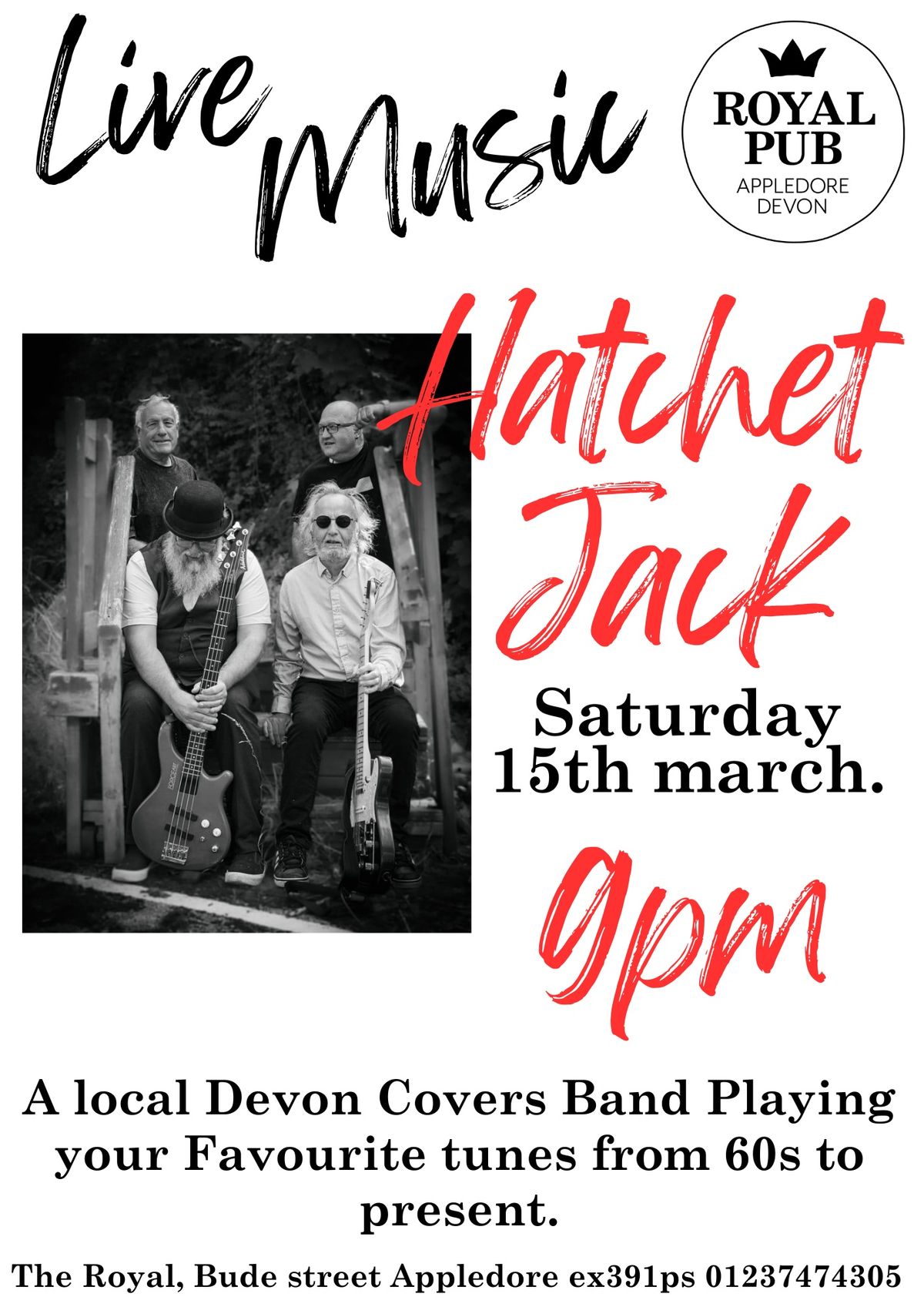 Hatchet Jack live band 