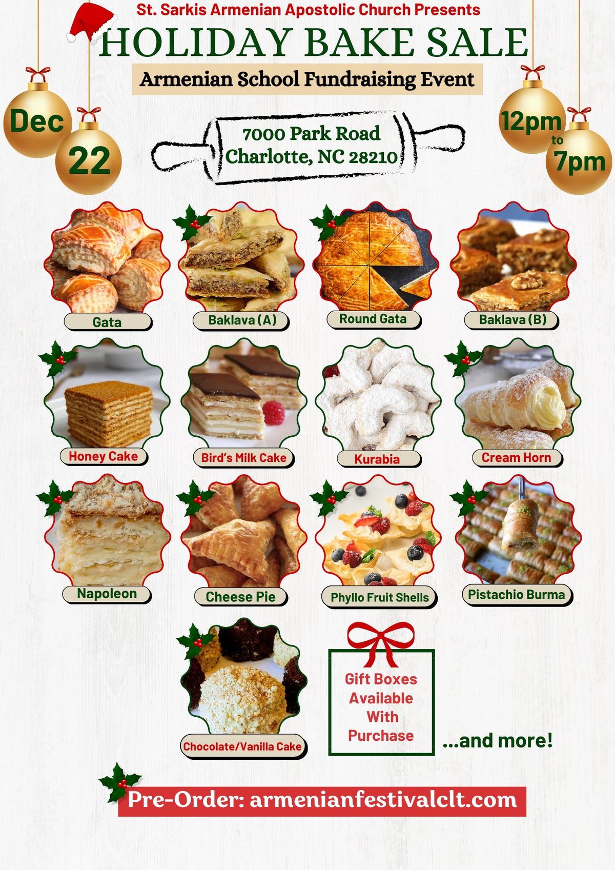 Holiday Bake Sale \ud83c\udf84\ud83c\udf70