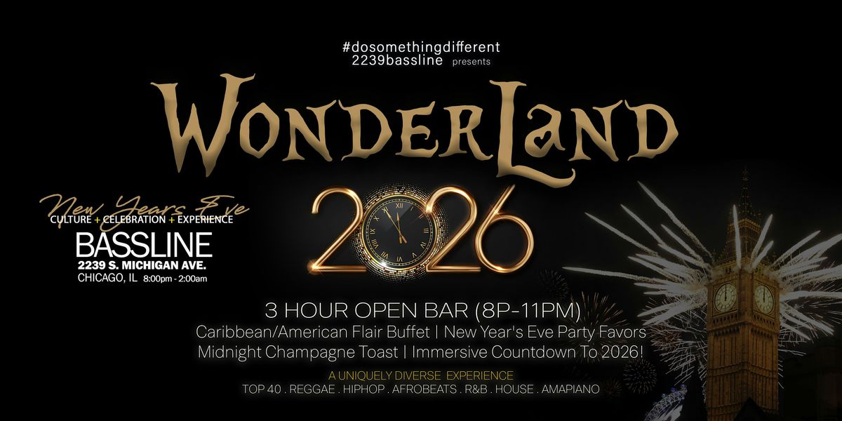 WONDERLAND 2026 NYE PARTY