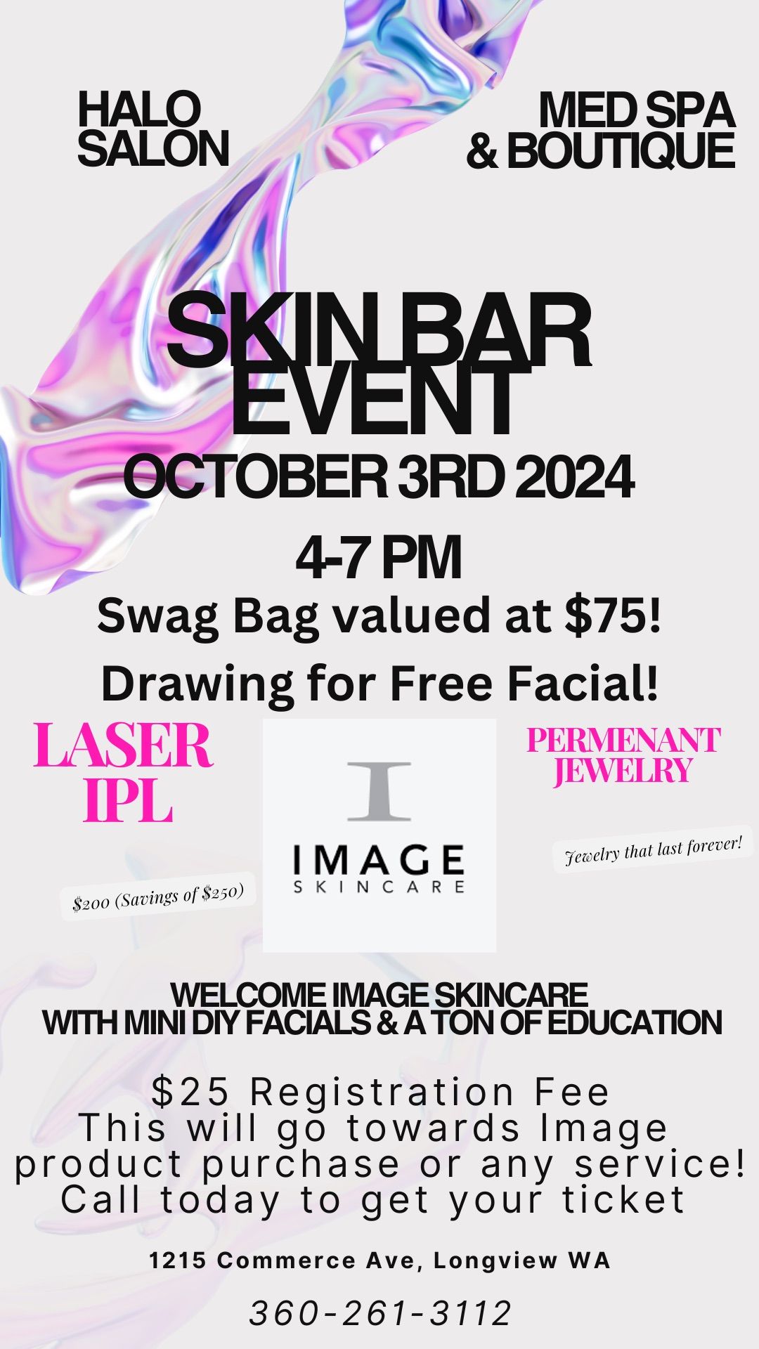 Ladies Night Skin Bar Event! \ud83e\uddd6\u200d\u2640\ufe0f\ud83d\udc6f\u200d\u2640\ufe0f