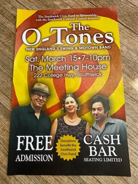 Music at The Meeting House    The O Tones