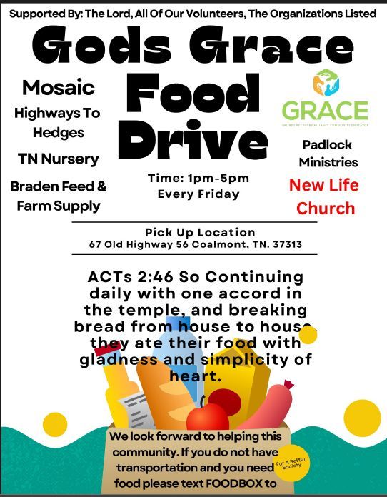 GODS GRACE FOOD DRIVE