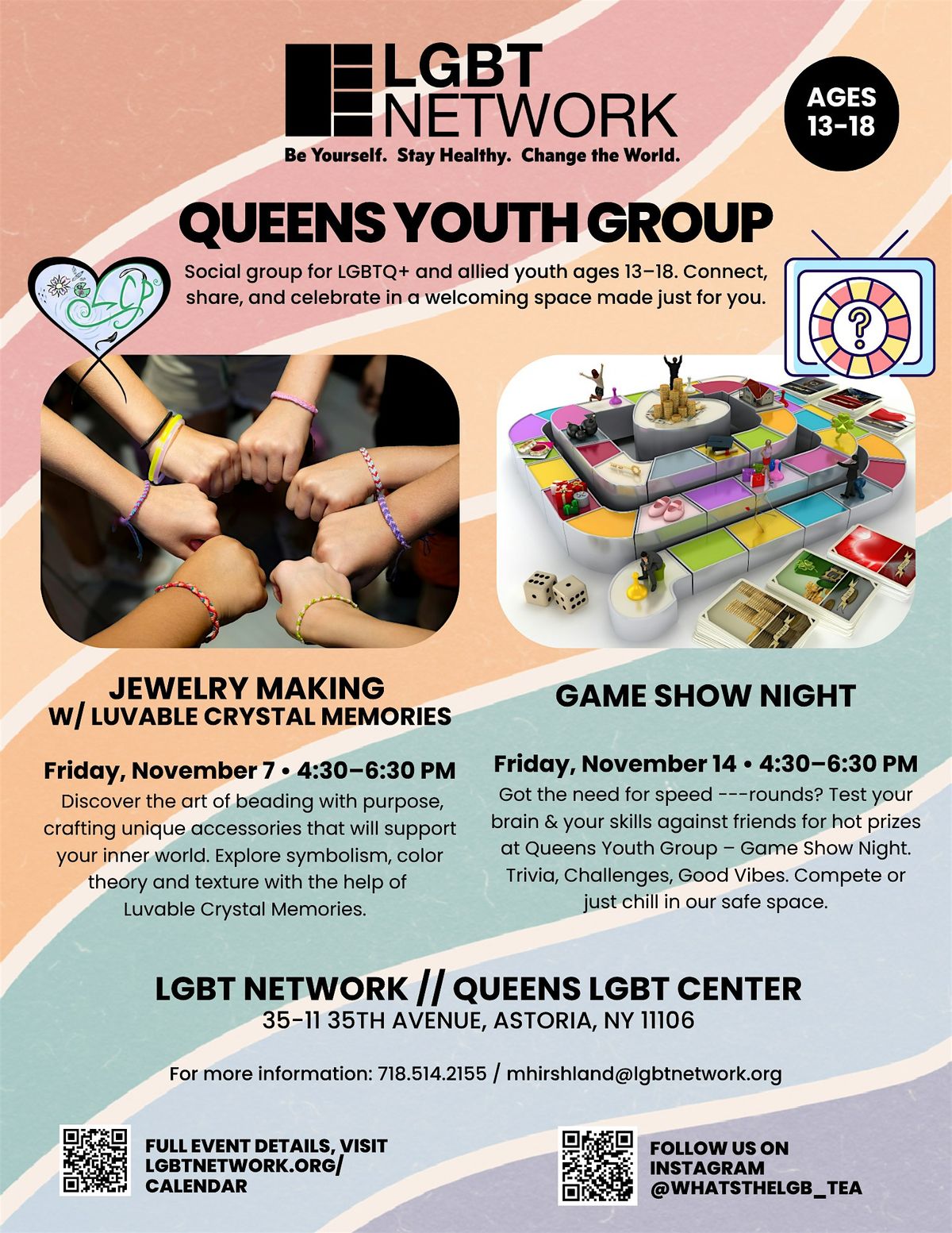 Queens Youth Group \u2013 Game Show Night!