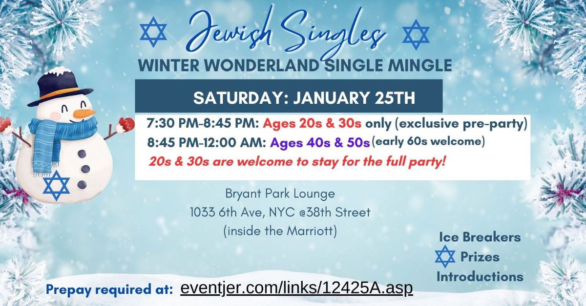 Winter Wonderland Single Mingle