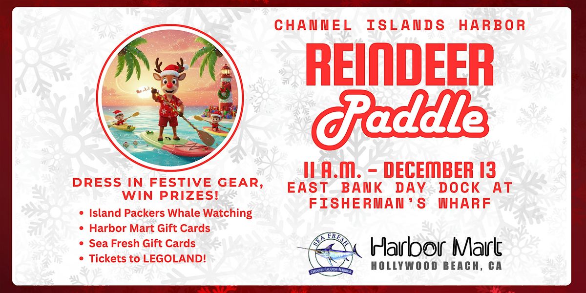 Channel Islands Harbor Inaugural Reindeer Paddle