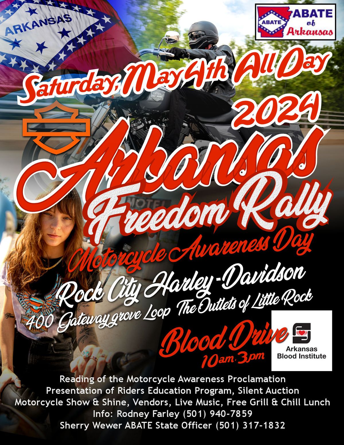 2024 Arkansas Freedom Rally Motorcycle Awareness Day!