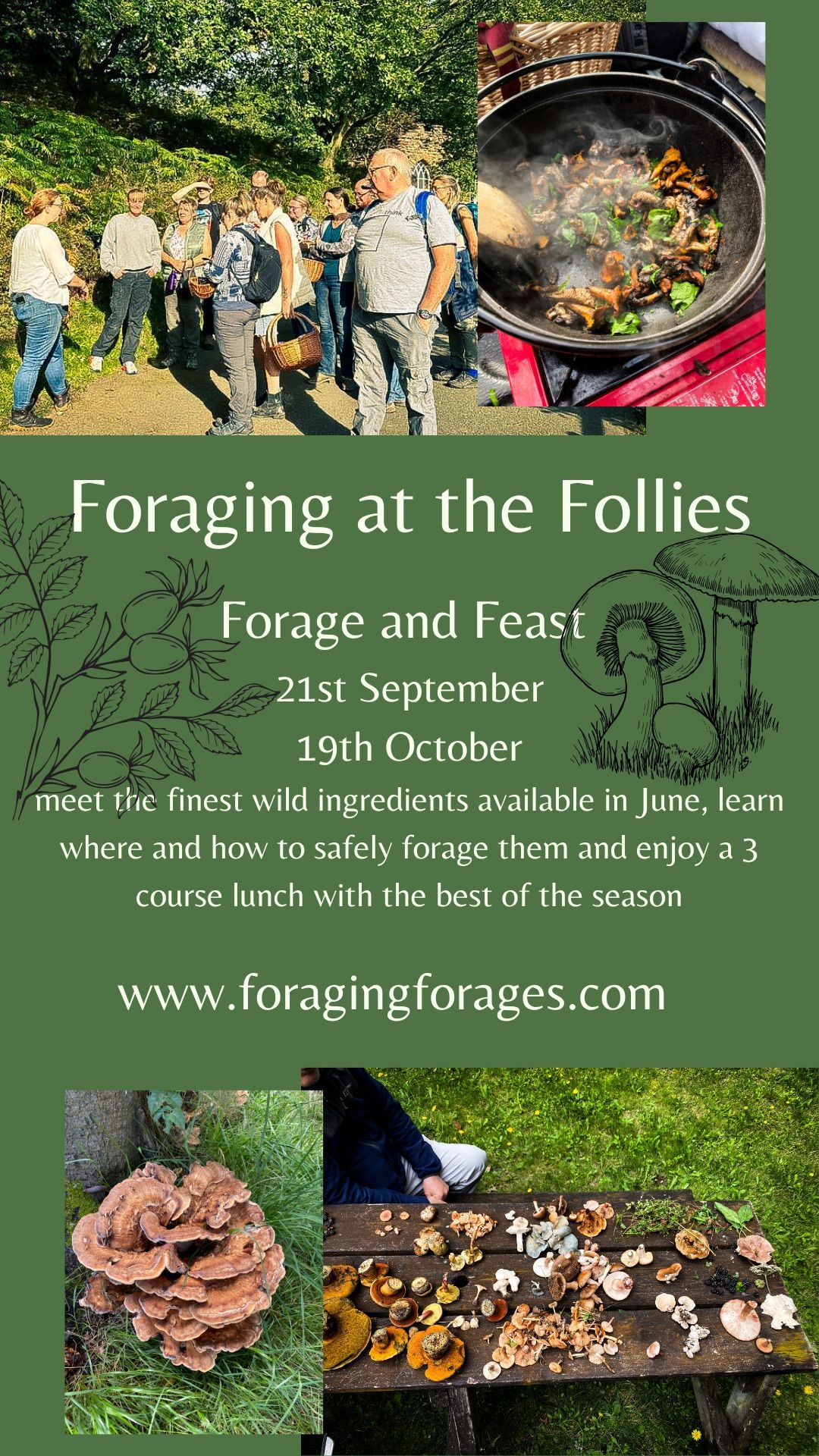 Foraging and Feast at the Follies