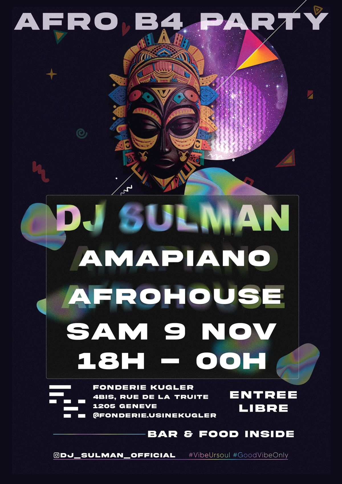 AFRO B4 PARTY . AMAPIANO & AFROHOUSE