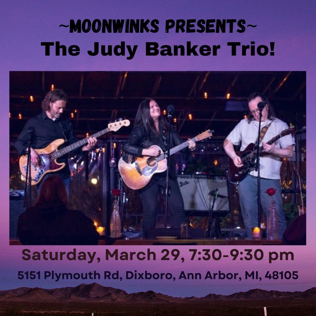 The Judy Banker Trio, at Moonwinks!