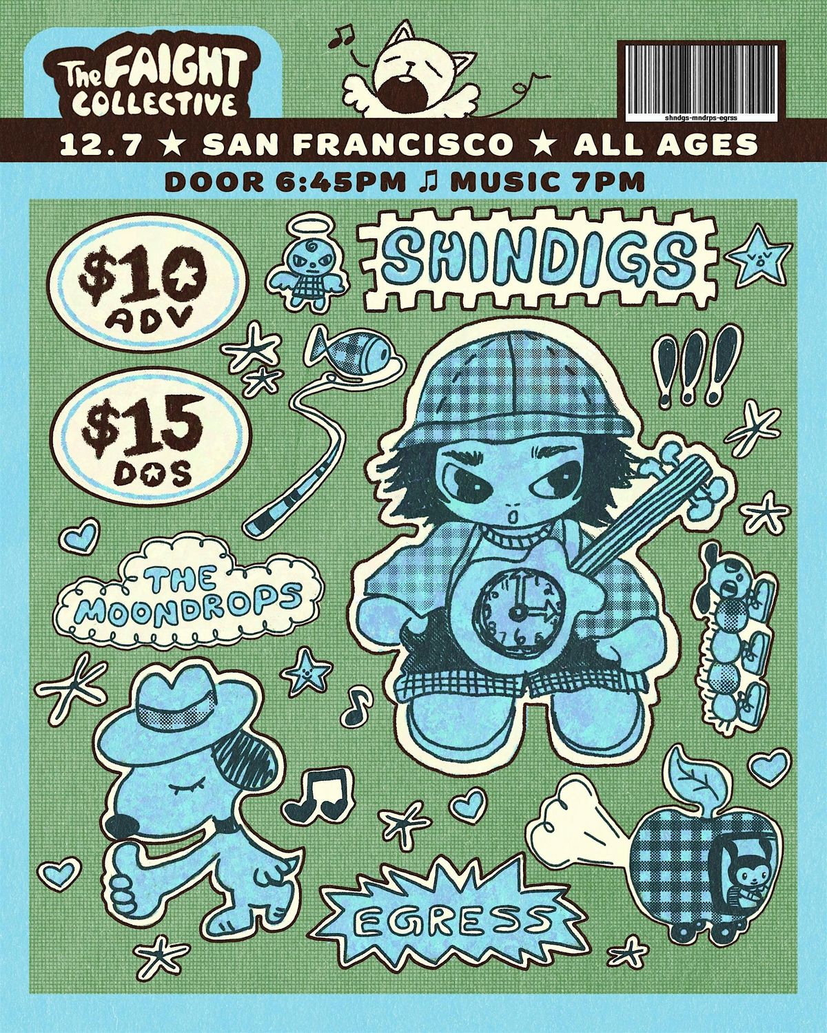 Shindigs, The Moondrops, & Egress \u2014 Live at The Faight Collective