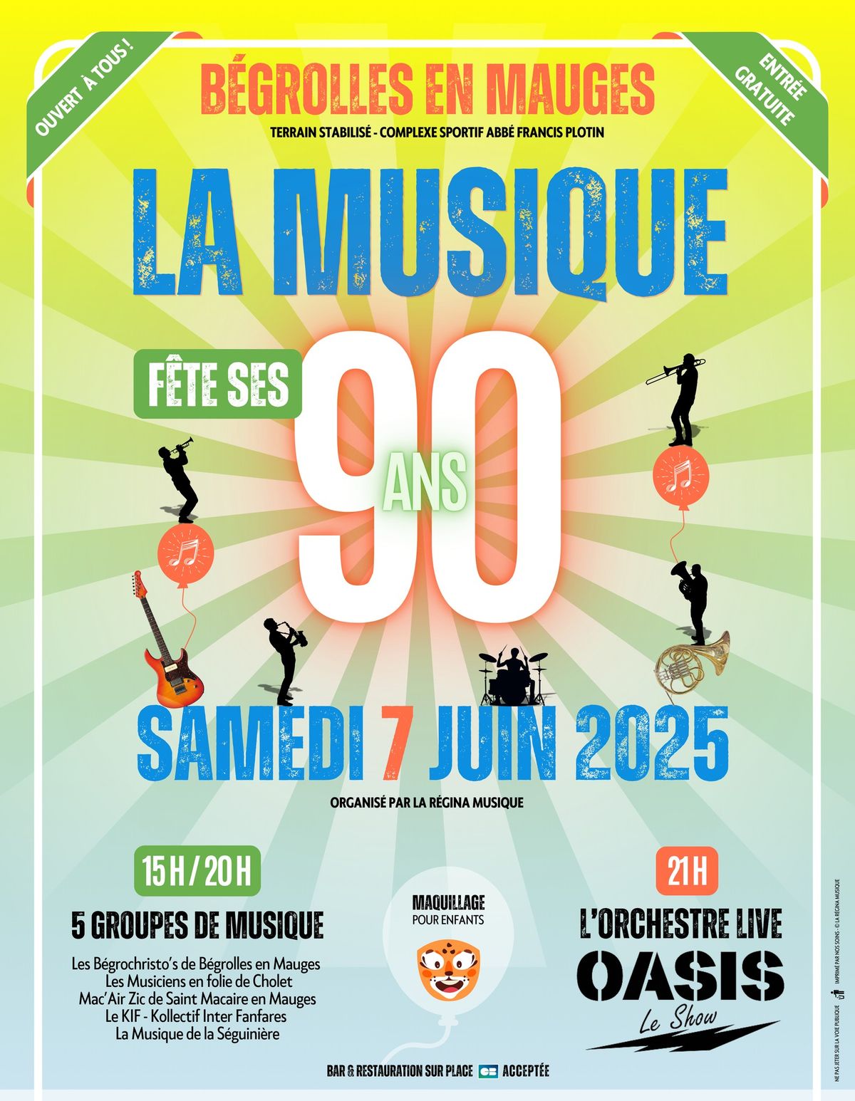 90 ans de la musique de B\u00e9grolles-en-Mauges