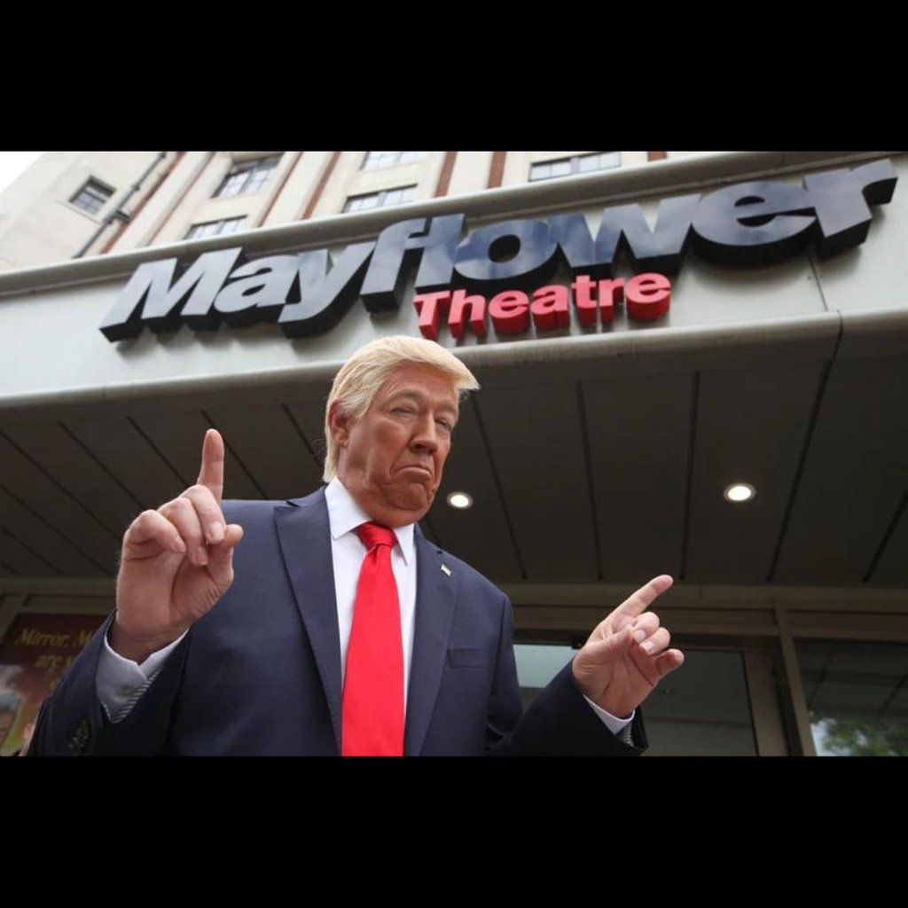 Mike Osman as Donald Trump in Southampton