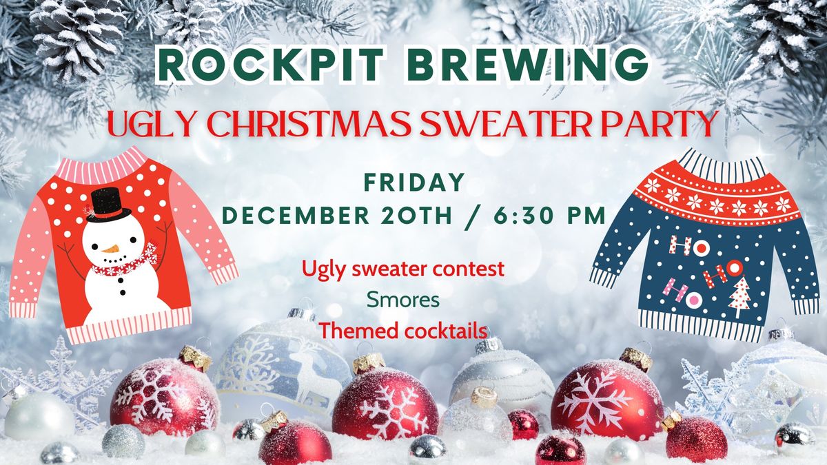 An Absurdly Ugly Christmas Sweater Party at Rockpit Brewing