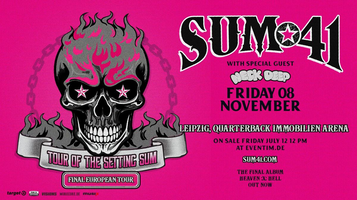 SUM 41 - Leipzig, QUARTERBACK Immobilien ARENA 