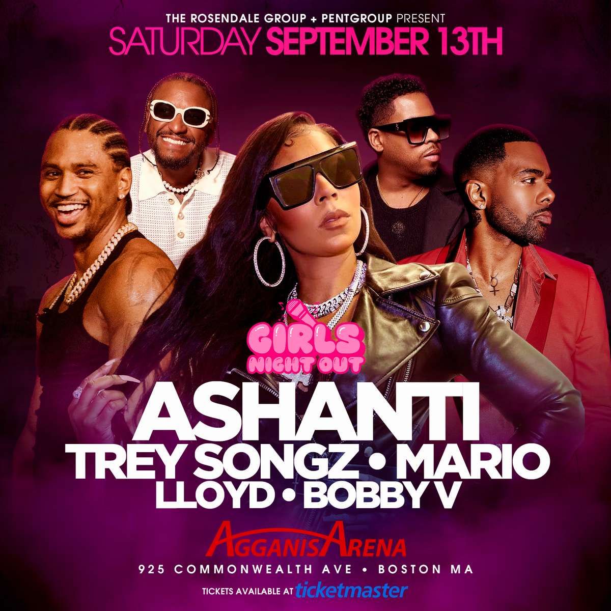 Girls Night Out: Ashanti  Trey Songz  Mario  Lloyd & Bobby V