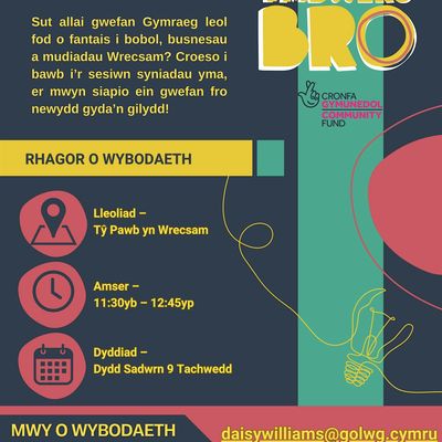 Prosiect Ymbweru Bro - Ardal Wrecsam