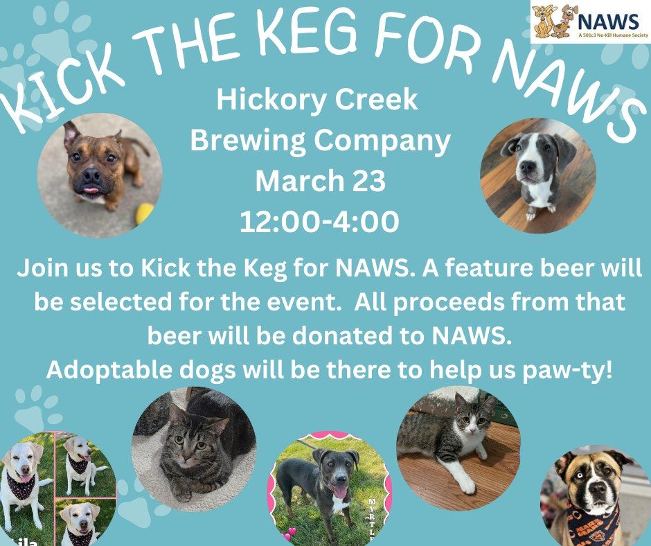 Kick The Keg at Hickory Creek Brewing Company!