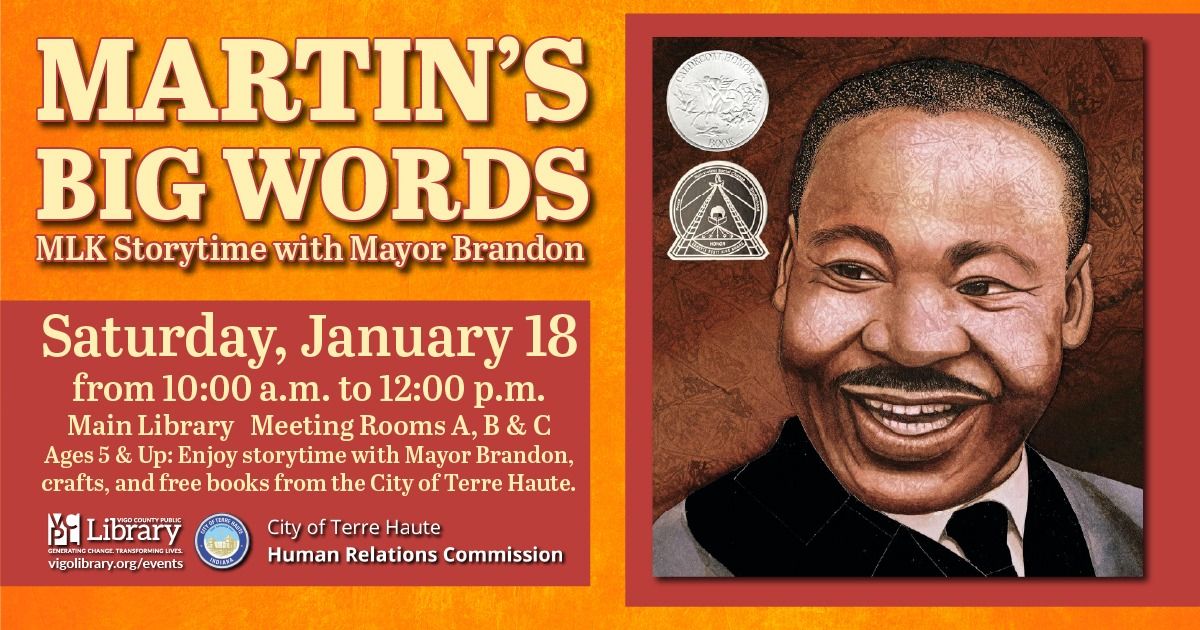 Martin's Big Words: MLK Storytime with Mayor Brandon