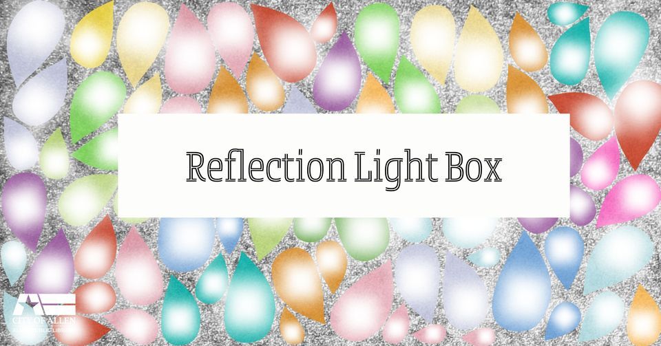 Reflection Light Box, Allen Public Library, 6 December 2022