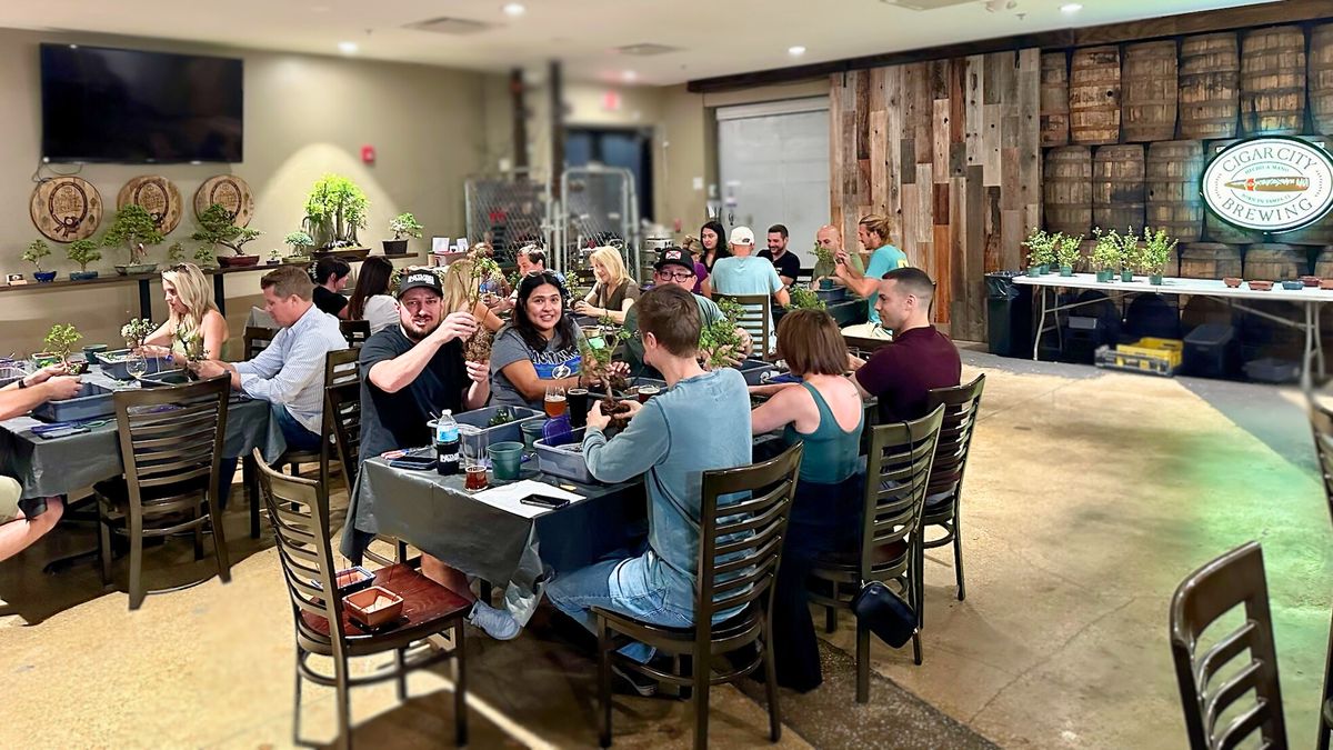 Bonsai & Brews at Cigar City Brewing